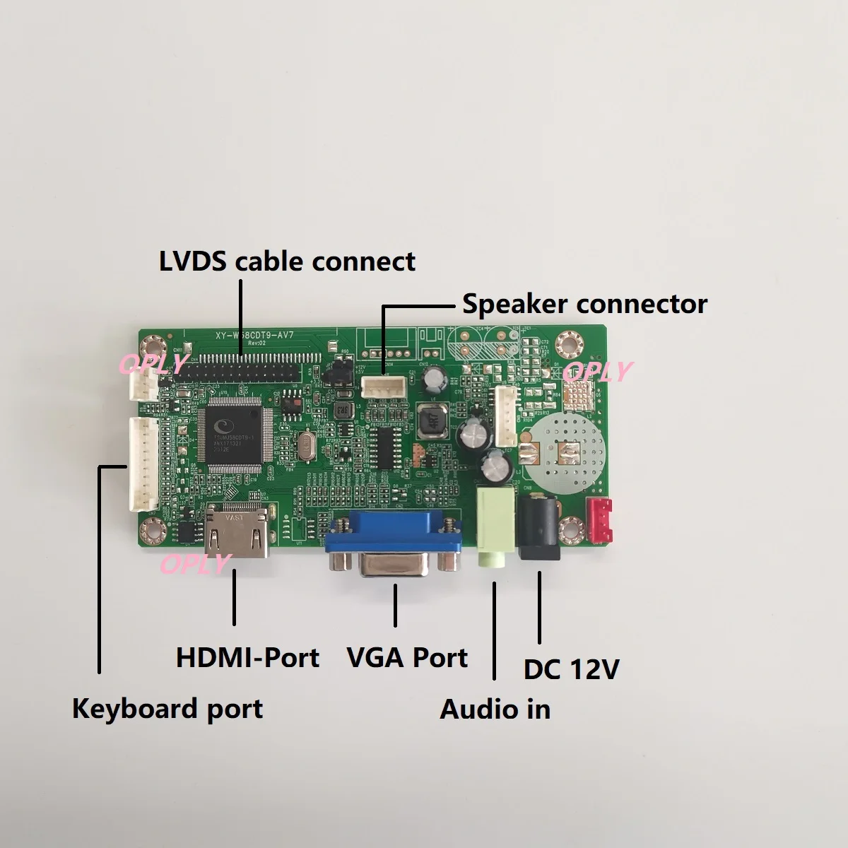 58C а контролер за A089SW01 B089AW01 1024X600 HDMI-VGA съвместима led Панел 8,9 