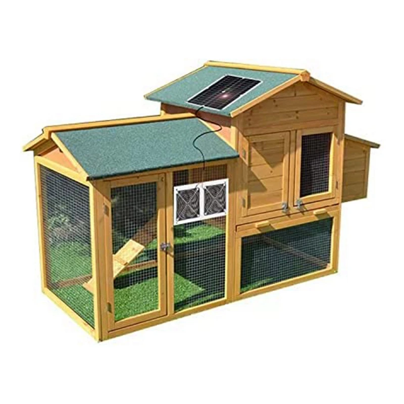 Отработени феновете на слънчева батерия за пилето, кучешки къщички, вентилационни отвори на покрива, къмпинг . ' - ' . 1