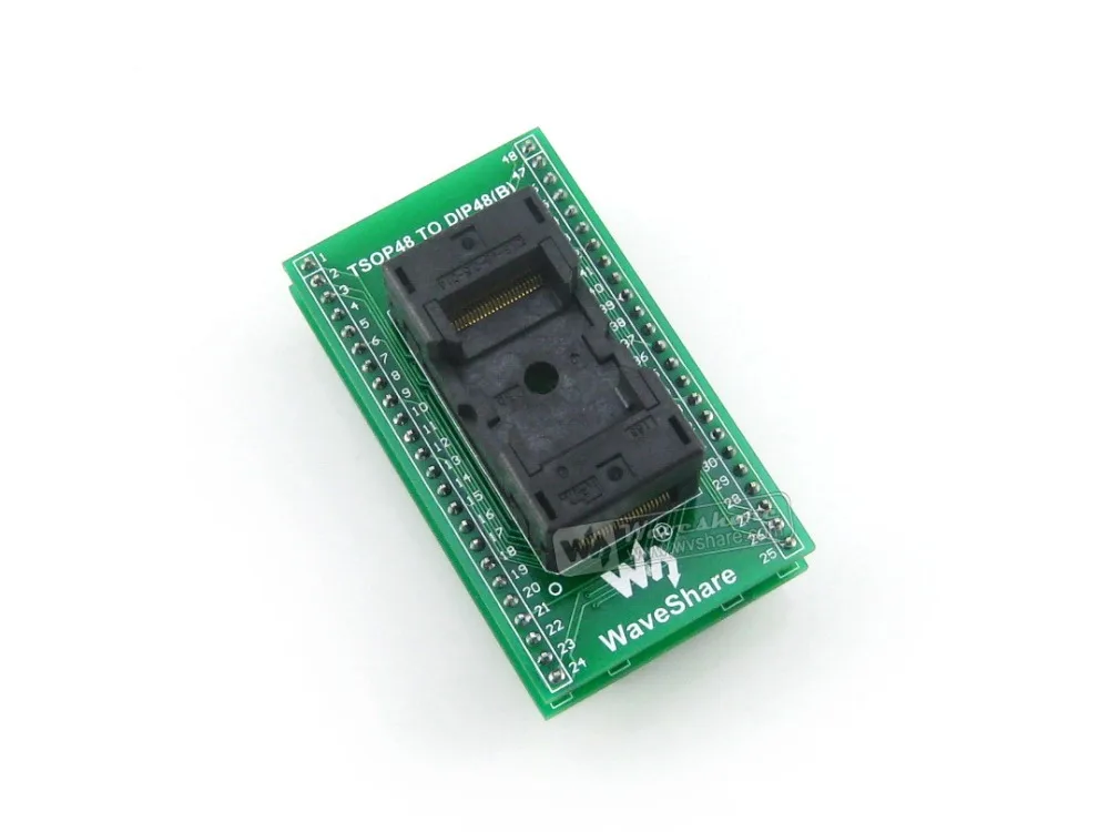 TSOP48-DIP48 (B) # OTS-48-0.5 Yamaichi IC, адаптер за програмиране тест контакти, стъпка 0,5 mm . ' - ' . 1