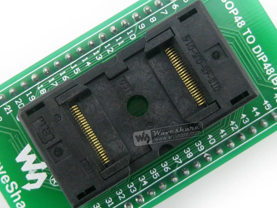 TSOP48-DIP48 (B) # OTS-48-0.5 Yamaichi IC, адаптер за програмиране тест контакти, стъпка 0,5 mm . ' - ' . 2