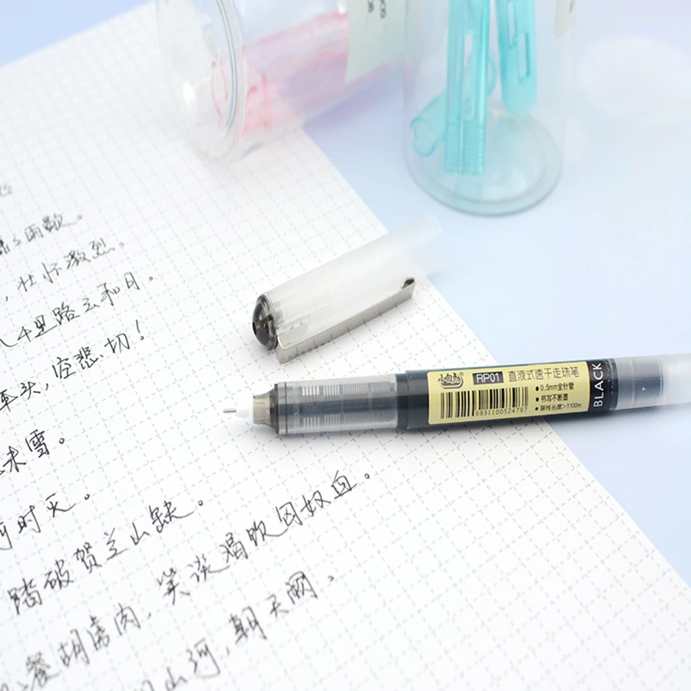 Творчески 7 цвята Гел химикалки Little White Dot RP01 Тази точка 0,5 мм за училище, офис консумативи, изпита консумативи, канцеларски материали . ' - ' . 5
