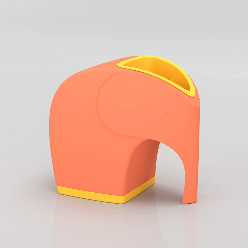 Кутия за салфетки във формата на слон Нови идеи Моранди Мултифункционална пластмасова кутия за съхранение на чай от масата в хола . ' - ' . 5